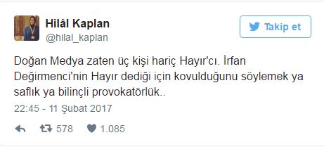 Hilal Kaplan'dan ilginç 'İrfan Değirmenci' çıkışı: "Bilinçli provokatörlük" - Resim : 1