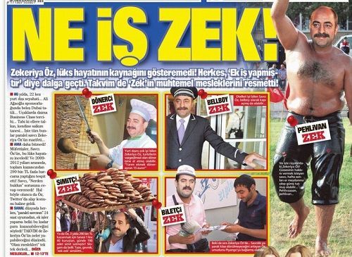 Takvim Gazetesi, Zekeriya Öz'ü kılıktan kılığa soktu! - Resim : 1