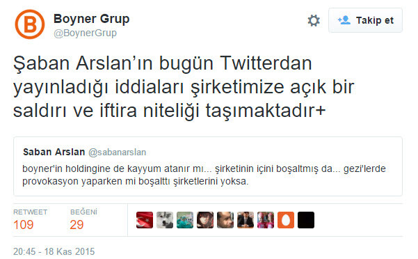 Boyner Holding, 'kayyım'la tehdit eden Sabah'ın Haber Koordinatörü'ne dava açıyor - Resim : 2