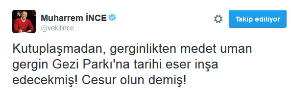 Cumhurbaşkanı Erdoğan'ın Gezi Parkı sözleri sosyal medyayı salladı! - Resim : 3