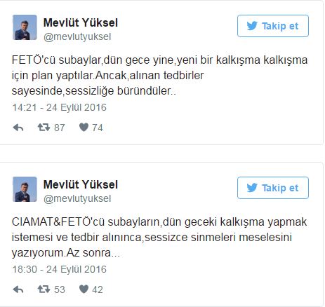 Takvim Gazetesi Haber Müdürü: FETÖ’cü subaylar dün gece kalkışma yapmak istediler! - Resim : 1