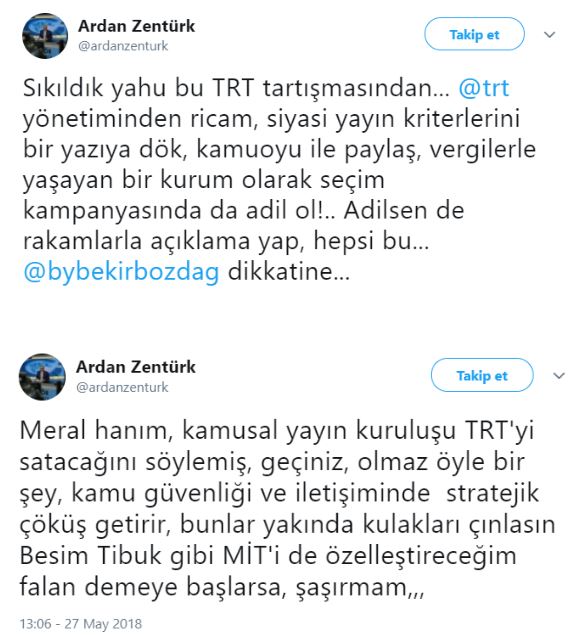 Star yazarından dikkat çeken çıkış: Adil ol TRT! - Resim : 1