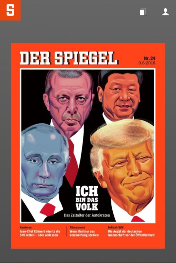 Der Spiegel 'otokrat' kapağı yaptı, Erdoğan 'Elhamdülillah' dedi! - Resim : 1