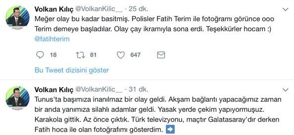 TRT muhabirini karakoldan Fatih Terim fotoğrafı kurtardı - Resim : 1