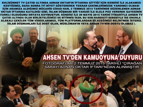 Adnan Hoca'nın iftarına katıldı, televizyon kanalından atıldı! - Resim : 1