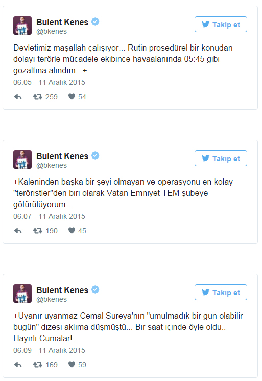 Gazeteci Bülent Keneş'e geceyarısı gözaltı şoku! - Resim : 1