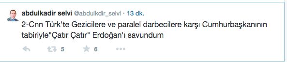 Abdulkadir Selvi twitter'dan bombaladı! "Patron kalemleri şunu da bilin..." - Resim : 2