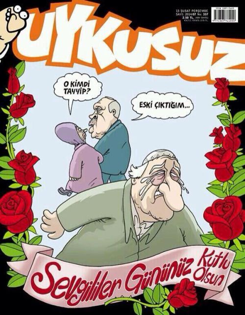 Uykusuz'dan 14 Şubat'lı Gülen-Erdoğan kapağı! - Resim : 1