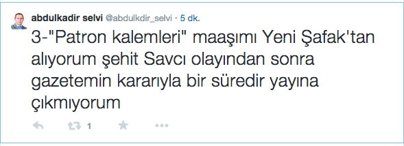 Abdulkadir Selvi twitter'dan bombaladı! "Patron kalemleri şunu da bilin..." - Resim : 3