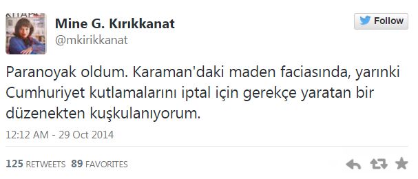 Cumhuriyet yazarı "paranoyak" oldu! İşte "yok artık" dedirten tweet! - Resim : 1