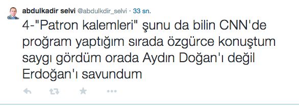 Abdulkadir Selvi twitter'dan bombaladı! "Patron kalemleri şunu da bilin..." - Resim : 4