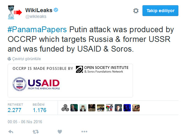 WikiLeaks'tan Panama Belgeleri çıkışı! - Resim : 1