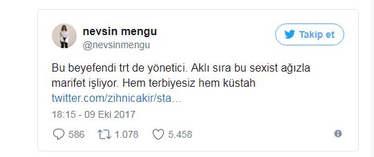 AvazTürk yöneticisinden Nevşin Mengü'ye skandal tweet: Girdisi çıktısı... - Resim : 2