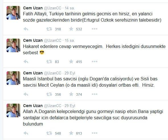 Ahmet Hakan, ‘Cem Uzan’a ağzını bozdu: Seni Şanzelize’ye kadar kovalarım, kriminal yavşak! - Resim : 2