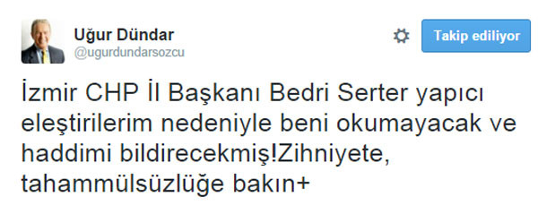 Uğur Dündar'ı çıldırttılar! "İzmir'deyim, hadi gel de haddimi bildir" - Resim : 3