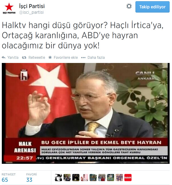 Halk TV'deki alt yazı İşçi Partisi'ni çıldırttı! - Resim : 1