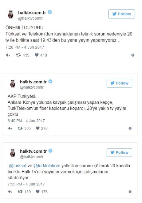 Aralarında Halk TV de var! 20 kanalın yayını neden kesildi? - Resim : 1