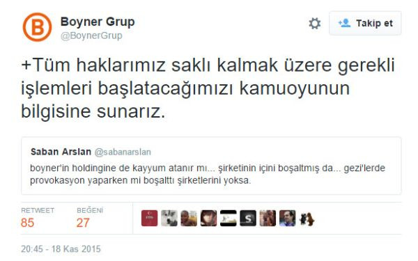 Boyner Holding, 'kayyım'la tehdit eden Sabah'ın Haber Koordinatörü'ne dava açıyor - Resim : 3