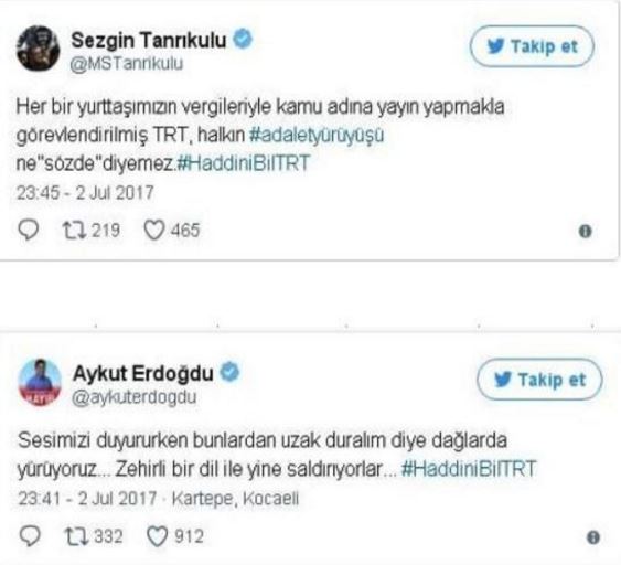 TRT "Adalet Yürüyüşü"nü böyle gördü: CHP liderinin sözde adalet yürüyüşü - Resim : 2