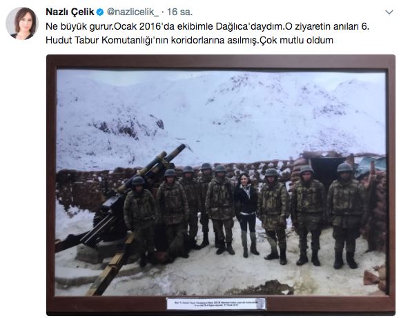 Nazlı Çelik'i gururlandıran fotoğraf! Sosyal medyadan paylaştı! - Resim : 1