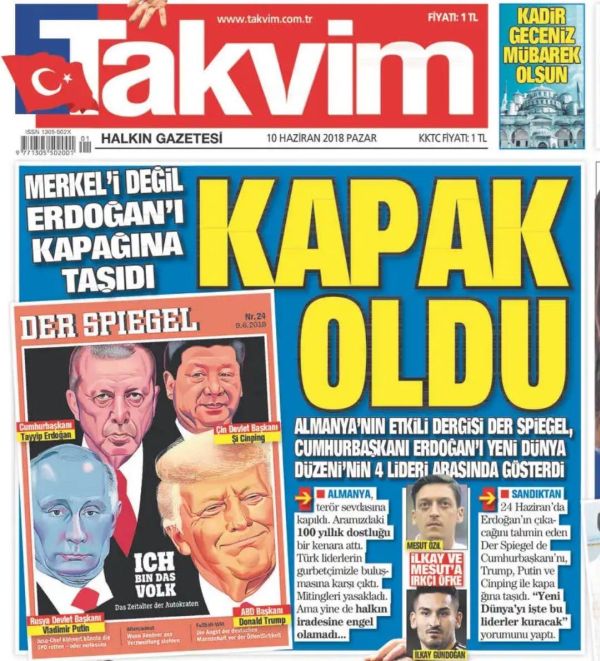 Der Spiegel 'otokrat' kapağı yaptı, Erdoğan 'Elhamdülillah' dedi! - Resim : 2