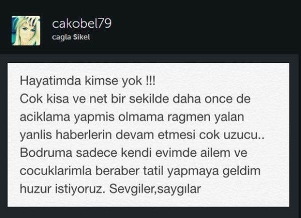 'Hayatında biri var' iddialarına yanıt verdi! - Resim : 1