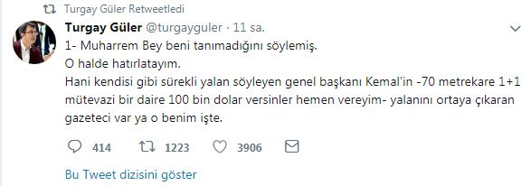 Turgay Güler'den Muharrem İnce'ye jet yanıt: Söyle şimdi Muharrem hatırladın mı beni? - Resim : 2