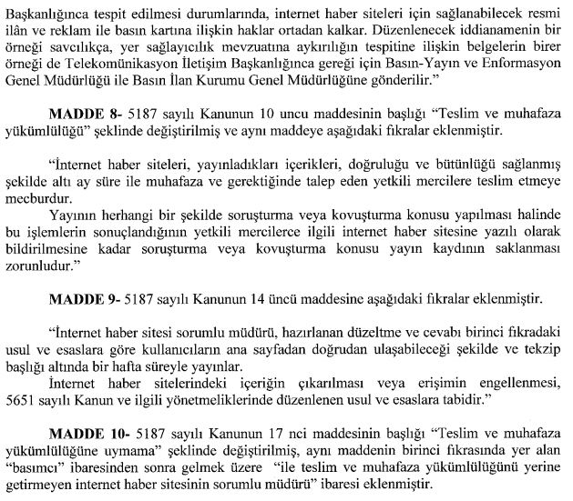 İnternet Medyası yasası Bakanlar Kurulu'nda imzalandı - Resim : 4