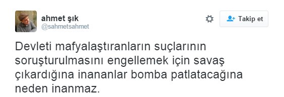 Ahmet Şık'tan olay Ankara tweetleri: AKP MİT'i, MİT bombalı terörü... - Resim : 3