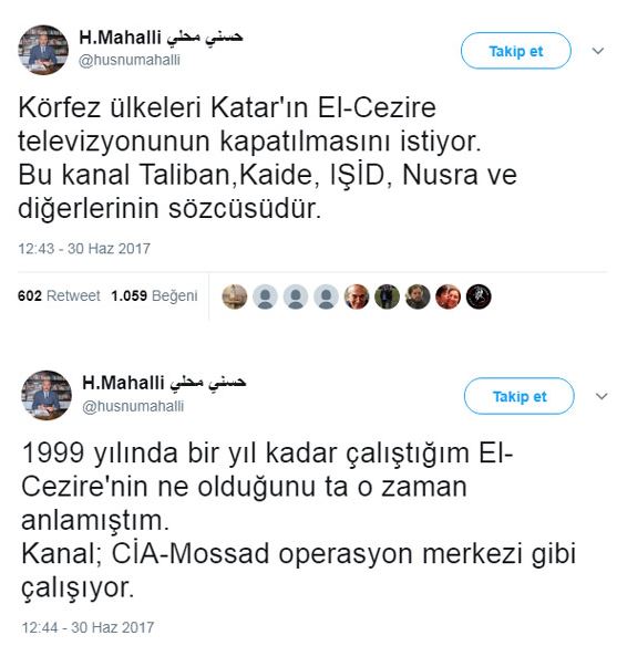 Hüsnü Mahalli El Cezire'yi anlattı: "CIA-Mossad operasyon merkezi gibi çalışıyor" - Resim : 1