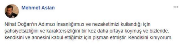 Özgecan'ın babasından Nihat Doğan'a sert tepki: Karaktersizliğini bir kez daha ortaya koydu - Resim : 1