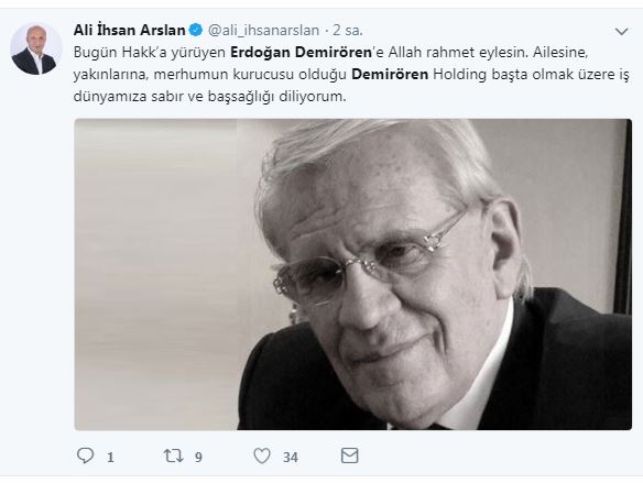 Erdoğan Demirören’in ölümü sosyal medyada gündem oldu: “Değmez efendiler değmez” - Resim : 7