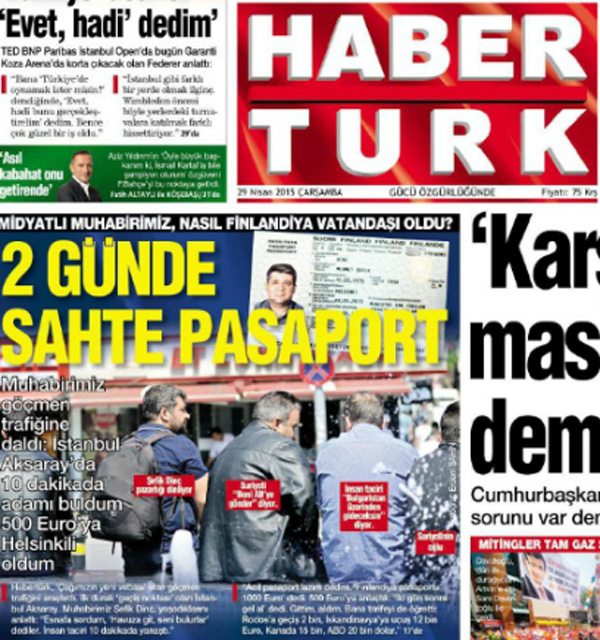 Haber için sahte pasaport alan gazeteciye şok soruşturma! - Resim : 1