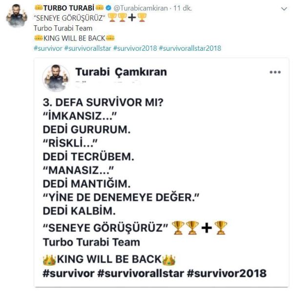 Survivor 2018'de yarışacağını duyurdu! İşte All Star’ın 2. yarışmacısı - Resim : 1