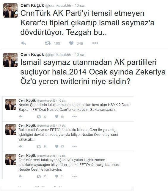 Cem Küçük ile İsmail Saymaz Twitter'de fena kapıştı: Bedelini ödeyeceksin, stajyer bitirim! - Resim : 4