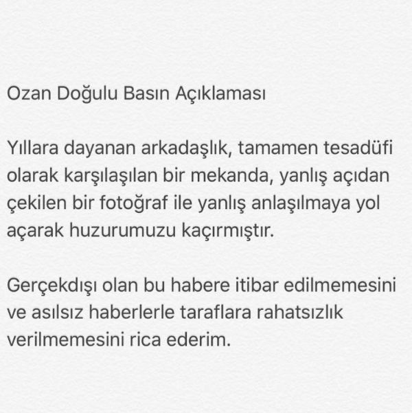 İhanet iddialarına Ozan Doğulu'dan açıklama: Huzurumuz kaçtı! - Resim : 1