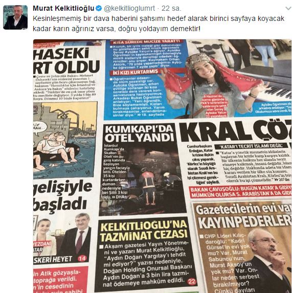 Murat Kelkitlioğlu 'Tazminat' haberini yalanladı: Aydın Doğan sürprizlere hazır ol! - Resim : 3