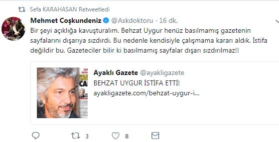 Alişan'ın 'rahatsızlığı' Posta Gazetesi'nde kimin başını yaktı? (Medyaradar/Özel) - Resim : 4