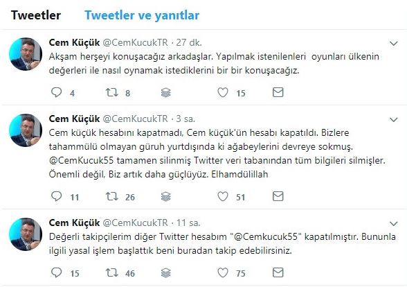 Twitter'da yeni bir hesap! Cem Küçük geri mi döndü? - Resim : 1