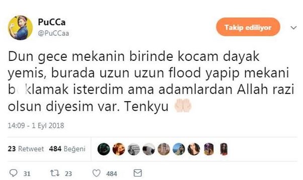 Pucca kocasını dövenlere Twitter'dan teşekkür etti - Resim : 1