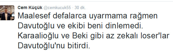 Cem Küçük medyada Davutoğlu sonrasını yazdı: Pelikan Dosyası'nda ismi geçenler tasfiye edilecek - Resim : 4