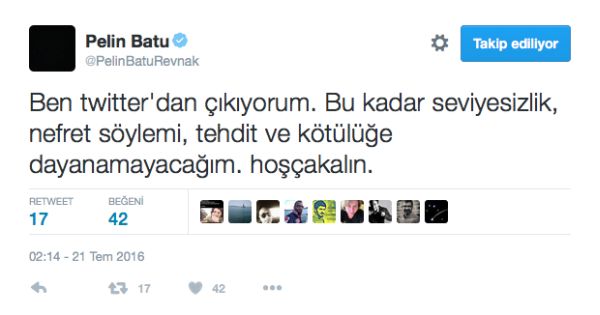 Pelin Batu sosyal medyadan duyurdu: Ben çıkıyorum hoşçakalın! - Resim : 1