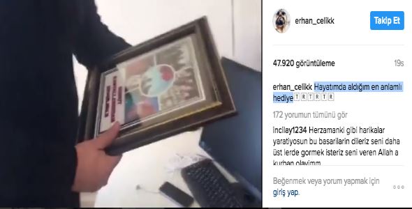 Erhan Çelik'ten itiraf: Hayatımda aldığım en anlamlı hediye - Resim : 1