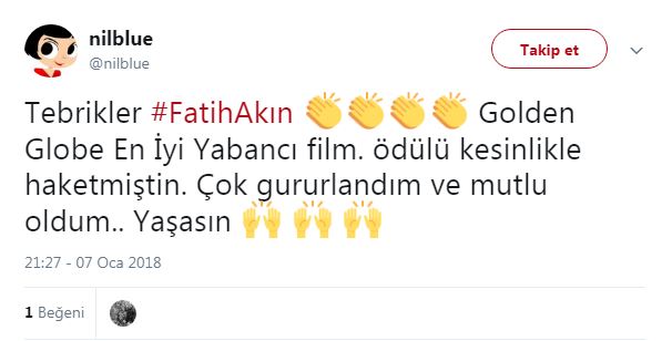 Fatih Akın, Altın Küre ödülü ile Twitter’a damga vurdu - Resim : 6