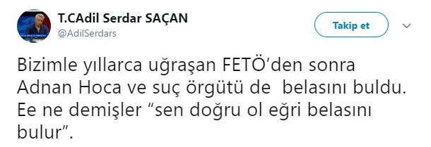 Adnan Hocacıları 19 yıl önce gözaltına alan isimden bomba mesaj: Belasını buldu! - Resim : 2