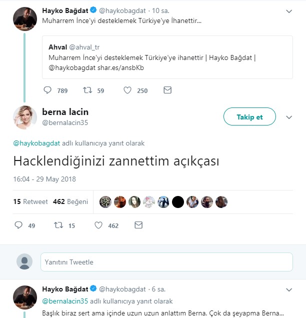 Hayko Bağdat'ın 'Muharrem İnce' yazısı tartışma yarattı! "Elinde cemaat çetesinin megafonu var!" - Resim : 6