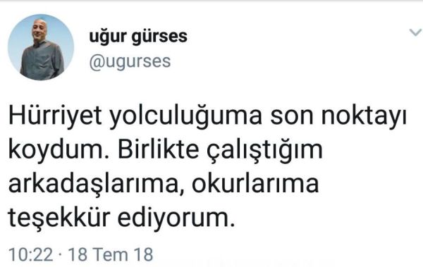 Hürriyet Gazetesi'nde flaş gelişme! Yazısı sansürlendi, ünlü köşe yazarı veda etti! (Medyaradar/Özel) - Resim : 1