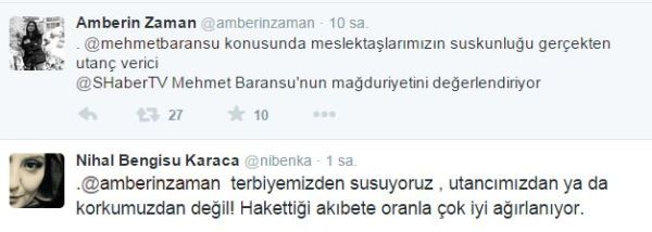 Nihal Bengisu Karaca'dan Amberin Zaman'a Baransu çıkışı! 'Terbiyemizden susuyoruz...' - Resim : 1