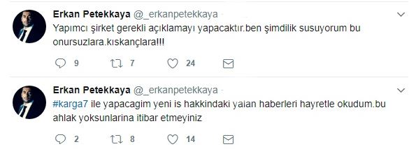 Erkan Petekkaya o iddialara ateş püskürdü: Onursuzlar! Kıskançlar! - Resim : 1