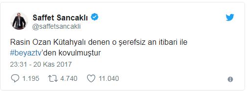 Rasim Ozan Kütahyalı hakkında flaş karar! Beyaz TV'den kovuldu! - Resim : 1